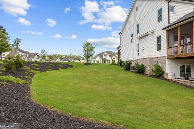 6080 Simone St, Acworth, GA 30101 - view of green lawn with a residential view
