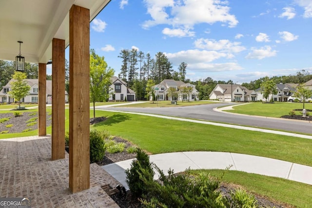 6080 Simone St, Acworth, GA 30101 - view of grassy yard featuring a residential view