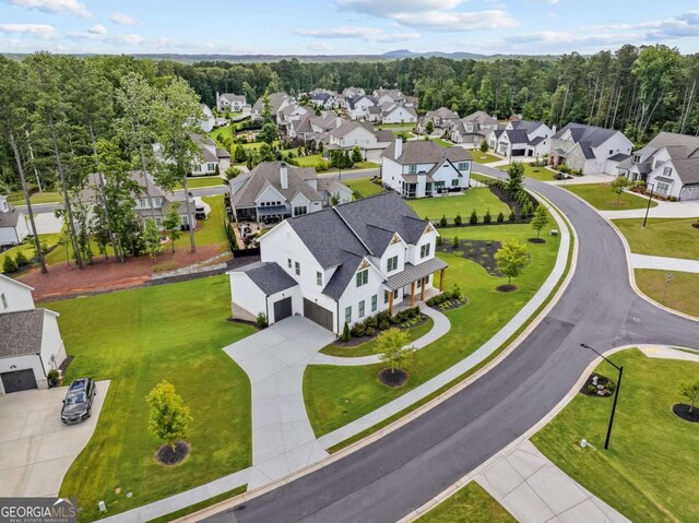 6080 Simone St, Acworth, GA 30101 - aerial perspective of suburban area