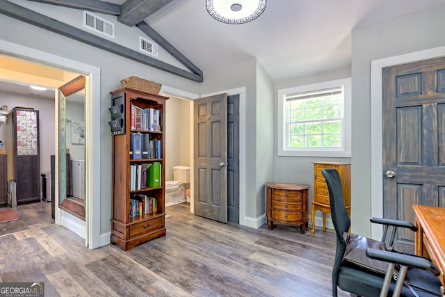 11 Hamilton Cir, Blairsville, GA 30512 - office with wood finished floors