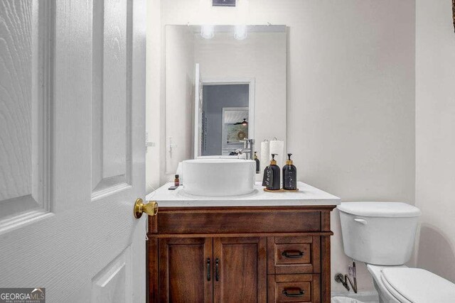 15 Saddlebrook Ct, Covington, GA 30016 - half bathroom with toilet and vanity