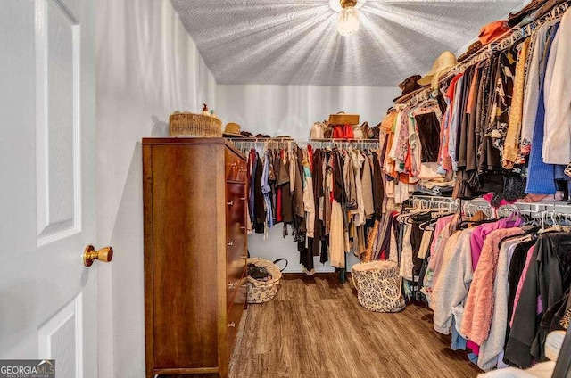 15 Saddlebrook Ct, Covington, GA 30016 - walk in closet with wood finished floors