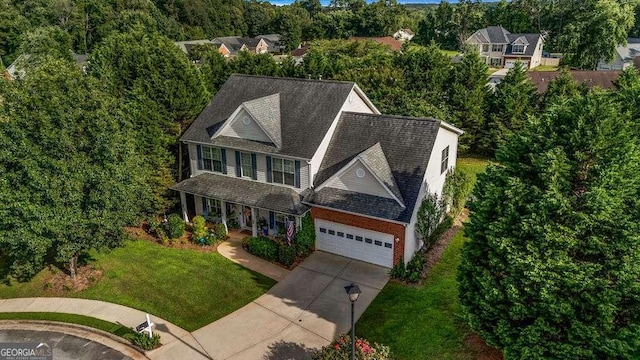 15 Saddlebrook Ct, Covington, GA 30016 - view from above of property