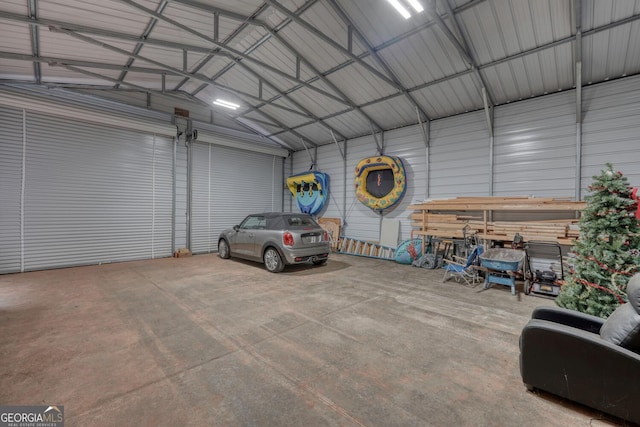 1529 Cedar Vw, Hiawassee, GA 30546 - garage featuring metal wall