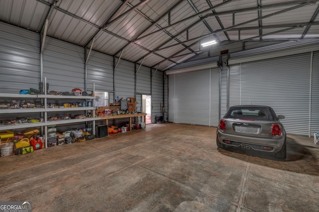 1529 Cedar Vw, Hiawassee, GA 30546 - garage featuring metal wall