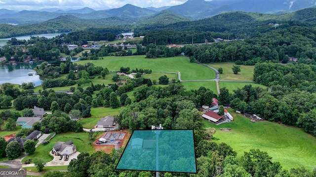 1529 Cedar Vw, Hiawassee, GA 30546 - aerial view of a water and mountain view