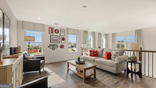 687 Edgar St Lot 83, Hampton, GA 30228 - living room featuring wood finished floors and recessed lighting