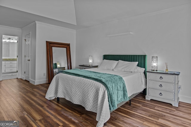 105 S Arcadia Dr, Bogart, GA 30622 - bedroom featuring ornamental molding and wood finished floors
