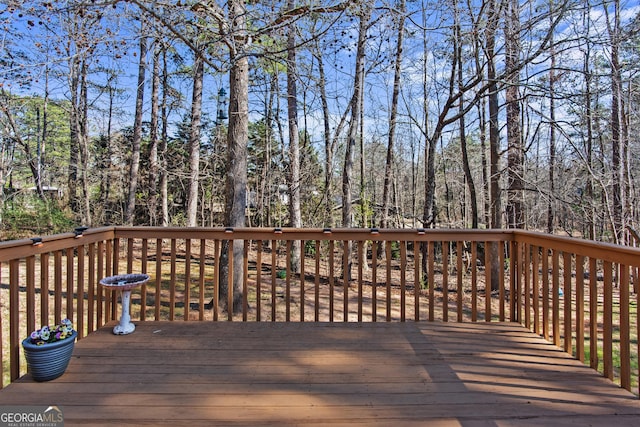 105 S Arcadia Dr, Bogart, GA 30622 - view of wooden deck