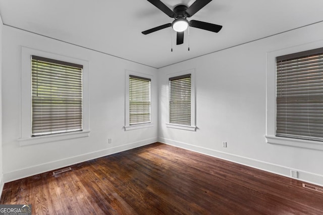 3105 Woodlawn Ave, Columbus, GA 31904 - unfurnished room featuring wood finished floors and ceiling fan