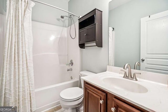 2755 Evan Manor Ln, Cumming, GA 30041 - full bathroom featuring vanity and shower / tub combo