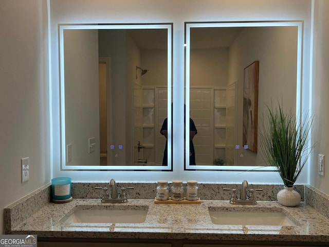 316 Cody Dr, Macon, GA 31216 - bathroom featuring double vanity