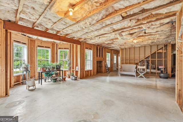 106 April Walk, Mcdonough, GA 30253 - misc room featuring concrete floors and healthy amount of natural light