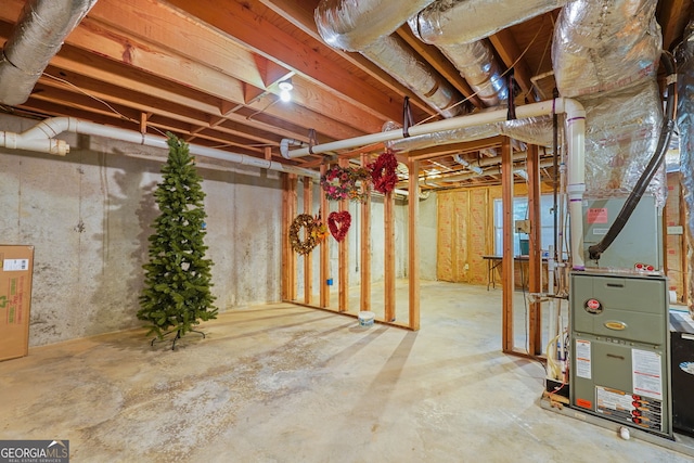 150 Tramore Trce, Tyrone, GA 30290 - unfinished basement featuring heating unit