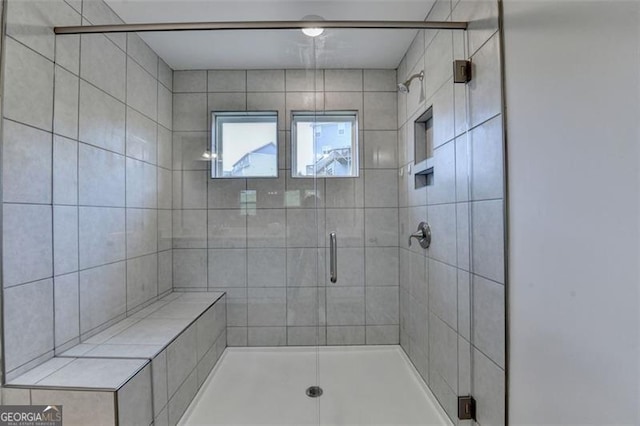 6867 Kate, Flowery Branch, GA 30542 - bathroom with a stall shower