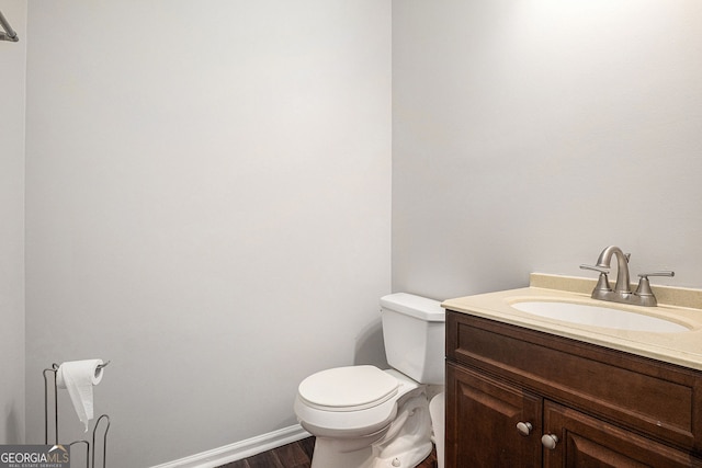 915 Pebble Creek Trl, Suwanee, GA 30024 - bathroom featuring vanity and wood finished floors
