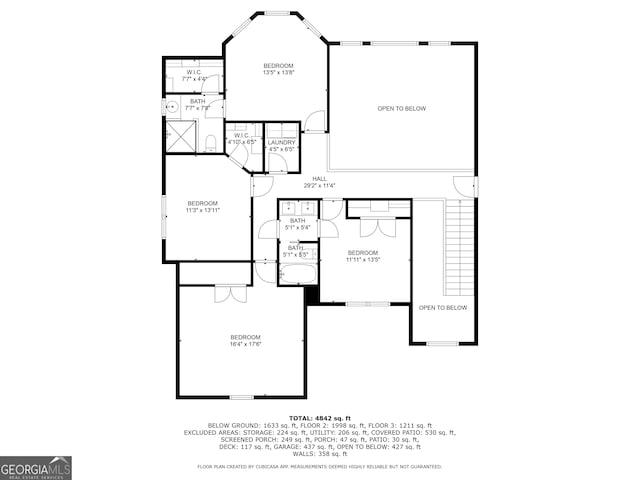 110 Wellington Way, Canton, GA 30115 - view of home floor plan