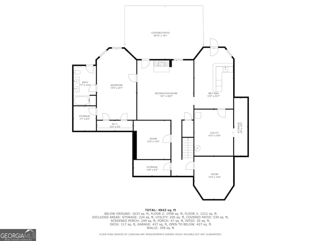 110 Wellington Way, Canton, GA 30115 - view of home floor plan