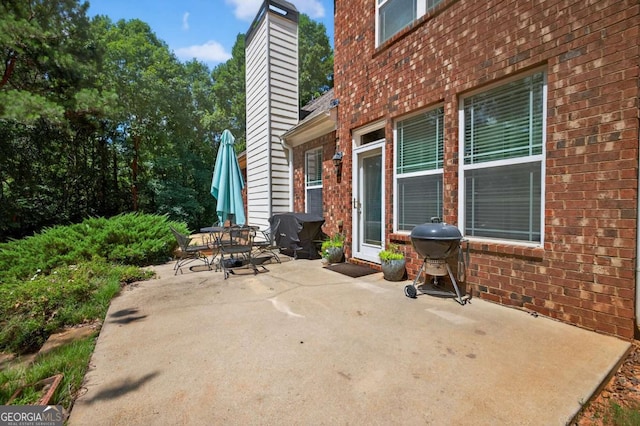 43 Emily Ln, Bogart, GA 30622 - view of patio / terrace with outdoor dining space and grilling area