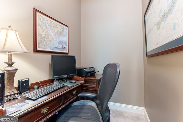 1071 Creekwood Cir, Madison, GA 30650 - carpeted office space featuring baseboards