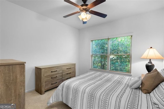 109 Hale View Cir, Canton, GA 30114 - bedroom featuring light colored carpet and a ceiling fan