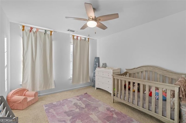 109 Hale View Cir, Canton, GA 30114 - bedroom with carpet floors and a ceiling fan