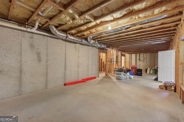 109 Hale View Cir, Canton, GA 30114 - view of unfinished below grade area