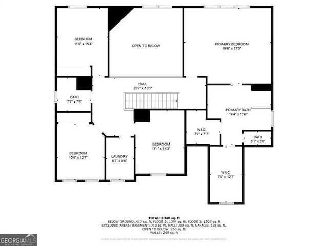 109 Hale View Cir, Canton, GA 30114 - view of property floor plan