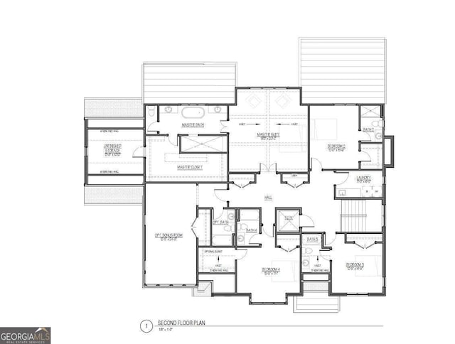 125 Spring Dr, Roswell, GA 30075 - view of floor plan / room layout