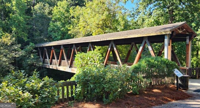 125 Spring Dr, Roswell, GA 30075 - view of community with a forest view