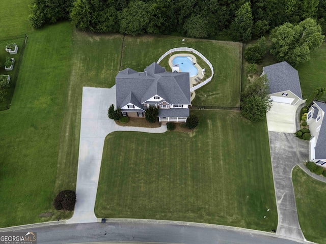 481 Fields Ferry Dr NE, Calhoun, GA 30701 - view of property location with a pool area
