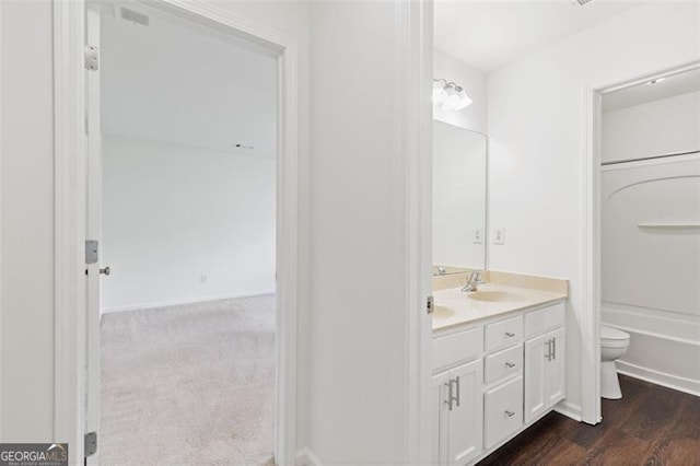 3366 Bridge Walk Dr, Lawrenceville, GA 30044 - bathroom featuring double vanity and toilet