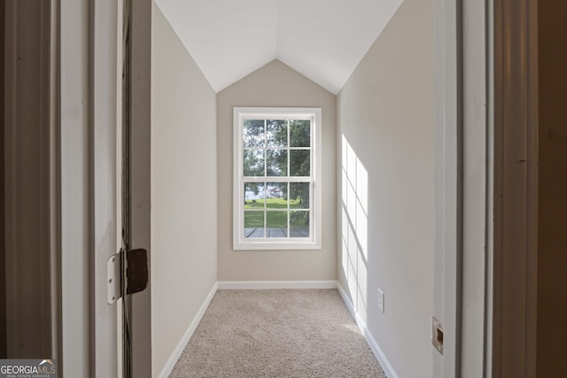 901 Jamesway Dr, Sparta, GA 31087 - empty room featuring carpet and lofted ceiling