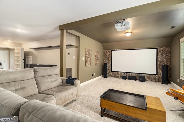 10 Ridgeview Ct, Newnan, GA 30263 - home theater featuring carpet flooring and baseboards