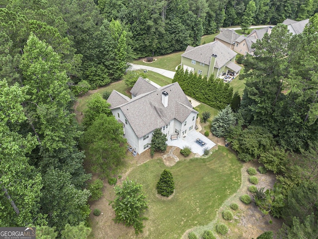 10 Ridgeview Ct, Newnan, GA 30263 - aerial overview of property's location featuring a forest