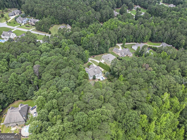 10 Ridgeview Ct, Newnan, GA 30263 - aerial view of property's location with a forest and nearby suburban area