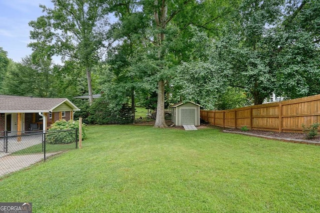 4212 Worth St NW, Acworth, GA 30101 - fenced backyard featuring a shed