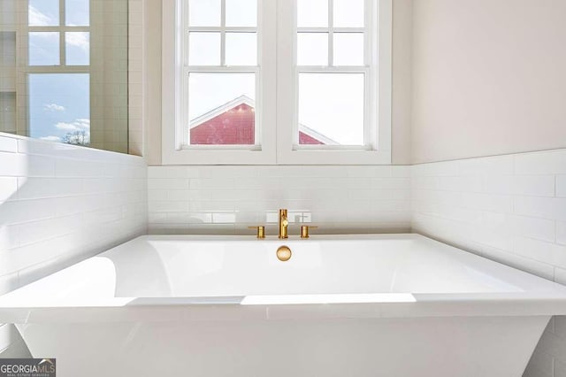 164 Palm St, Holly Springs, GA 30188 - full bathroom with a tub to relax in and plenty of natural light