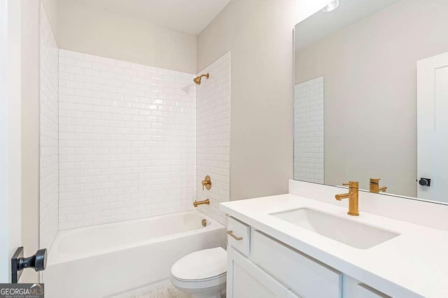 164 Palm St, Holly Springs, GA 30188 - bathroom featuring vanity and bathtub / shower combination