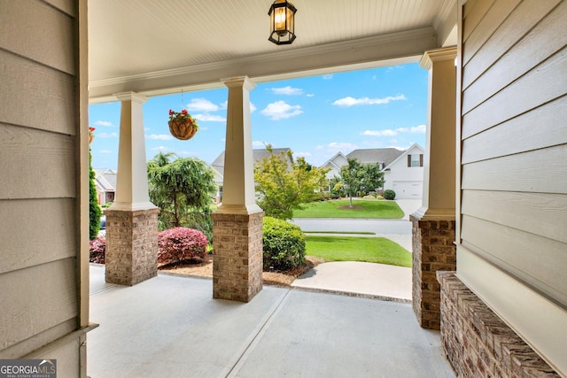 5640 Hammock Way, Cumming, GA 30028 - porch with a residential view