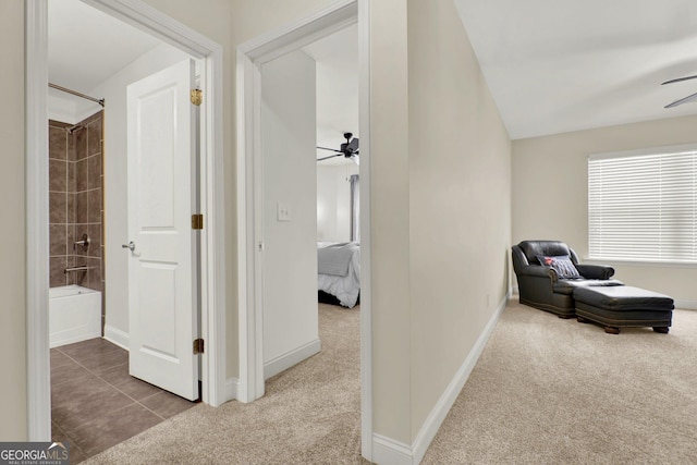 5640 Hammock Way, Cumming, GA 30028 - hallway with carpet flooring