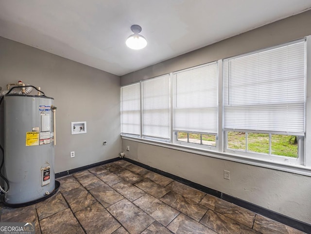 805 First Ave, Brunswick, GA 31520 - utility room with water heater