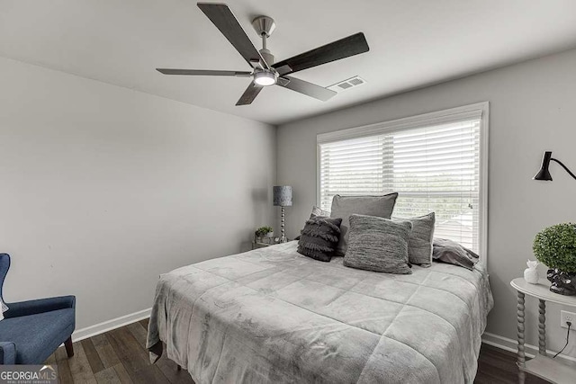 1830 Secretariat Gait Way, Suwanee, GA 30024 - bedroom featuring wood finished floors and a ceiling fan