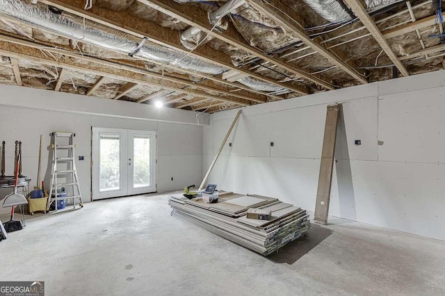 1830 Secretariat Gait Way, Suwanee, GA 30024 - below grade area featuring french doors
