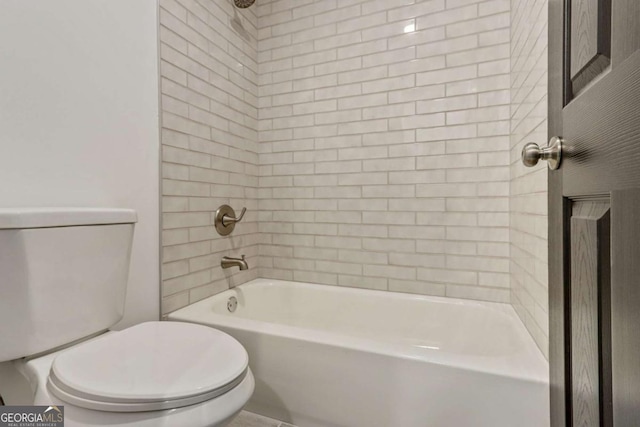 307 E Pine St E, Rockmart, GA 30153 - full bathroom with toilet and tub / shower combination