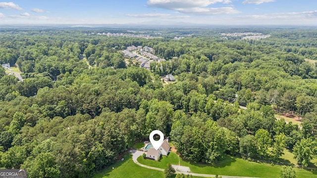 5095 Karr Rd, Cumming, GA 30040 - bird's eye view of a forest