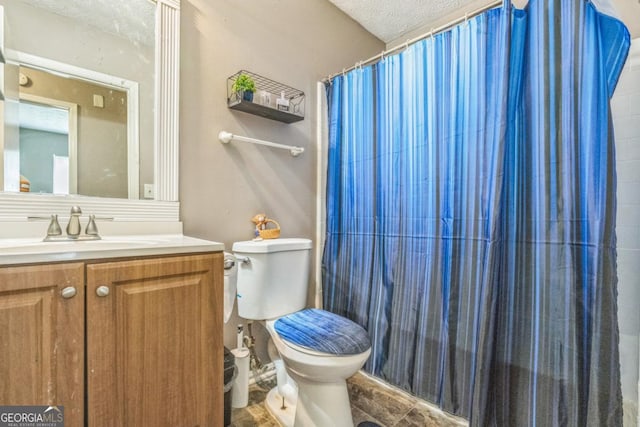 447 Sherwood Cir, Stone Mountain, GA 30087 - full bathroom featuring vanity and a shower with shower curtain