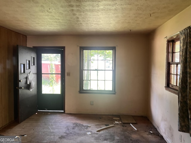 6337 Wellington Way, Austell, GA 30106 - doorway to outside featuring a textured ceiling