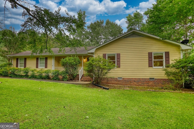 120 Fox Hunt Pl, Athens, GA 30606 - single story home featuring crawl space and a front lawn