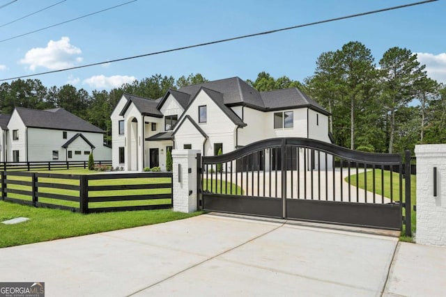 3205 Bold Springs Rd, Dacula, GA 30019 - gate with a fenced front yard